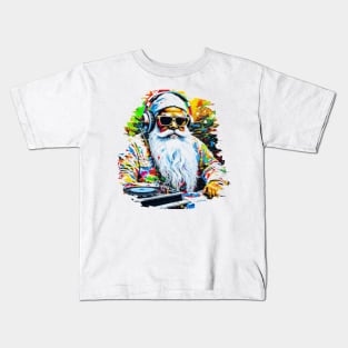DJ Santa Kids T-Shirt